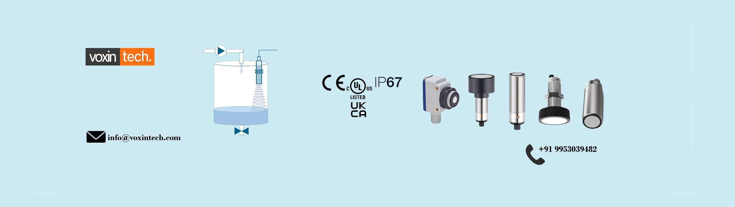 Voxintech Ultrasonic Sensor Manufacturer & Supplier, Water Level Measuring using Ultrasonic Sensor , Liquid Level Detection using Ultrasonic Sensor, Oil Level Detection using Ultrasonic Sensor, Object Detection using Ultrasonic Sensor, Roll Diameter using Ultrasonic Sensor , Slack Monitoring using Ultrasonic Sensor, Stack Height Monitoring using Ultrasonic Sensor.