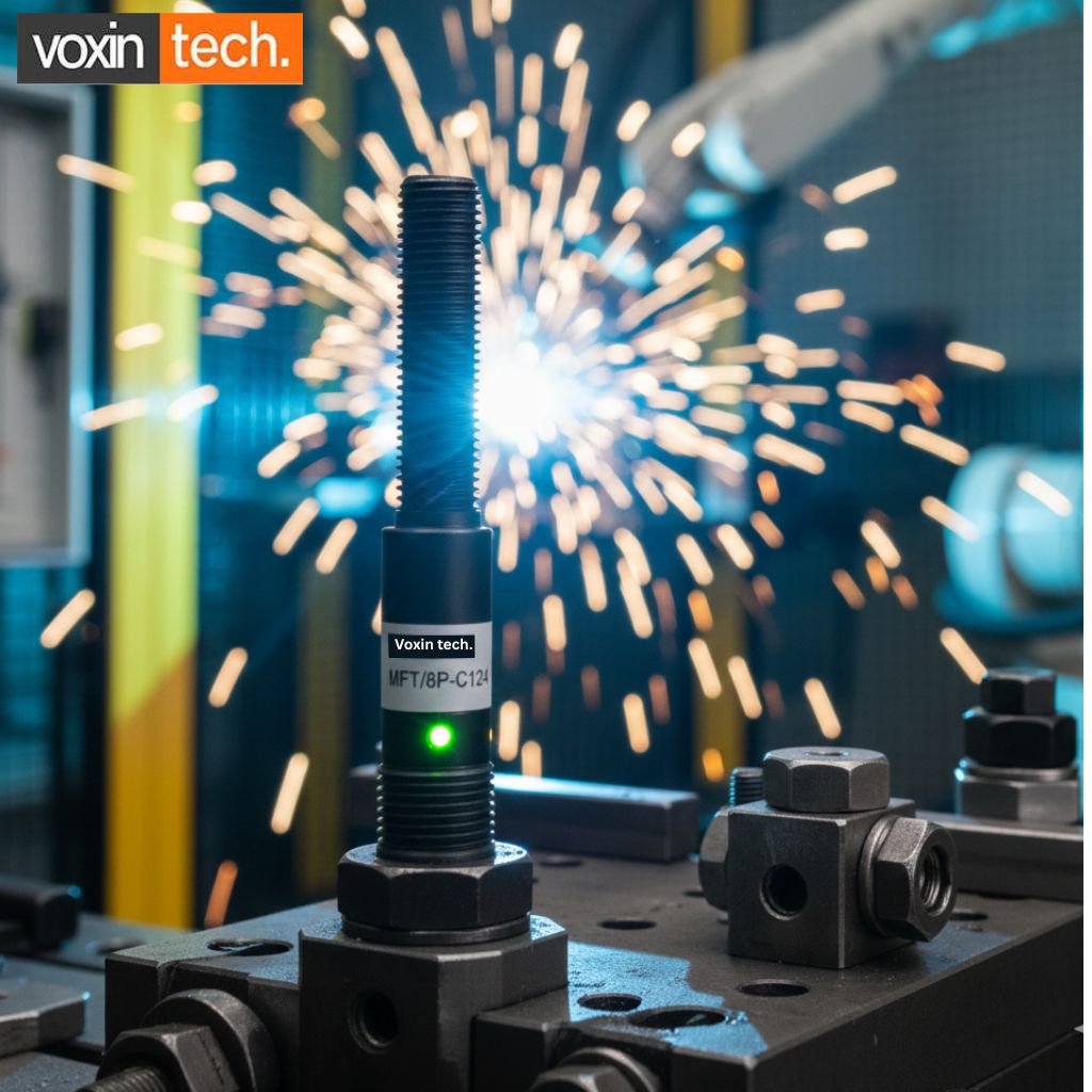 Stainless steel face inductive proximity sensor MFT/8P-C124